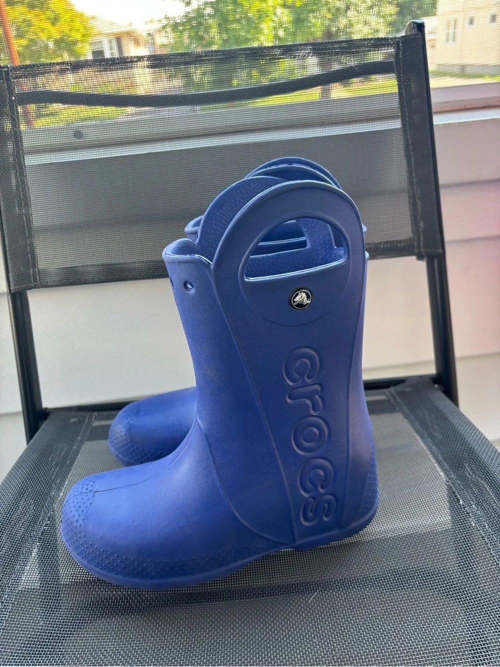 Crocs Handle It Rain Boots Size 3 J3 Kids